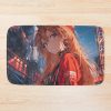 Asuka Langley Soryu - Neon Genesis Evangelion Anime Girl Waifu Tokyo Night Japan Bath Mat Official Cow Anime Merch