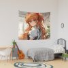 Asuka Langley Soryu Fiery Elegance In Neon Genesis Evangelion Tapestry Official Cow Anime Merch