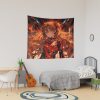 Asuka Langley Soryu Scarlet Storm Of Neon Genesis Evangelion Tapestry Official Cow Anime Merch