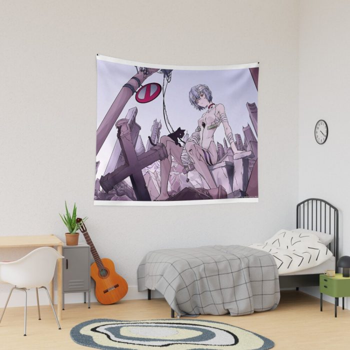 Rei Ayanami Nge Tapestry Official Cow Anime Merch