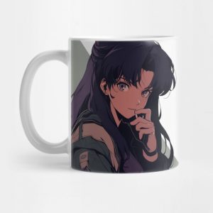 Misato Katsuragi Cool Anime Girl Illustration Mug