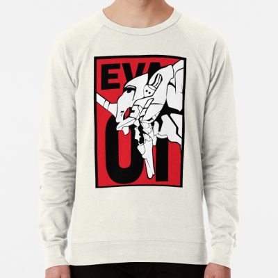 ssrcolightweight sweatshirtmensoatmeal heatherfrontsquare productx1000 bgf8f8f8 11 - Evangelion Store