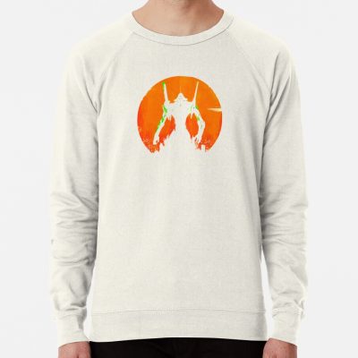 ssrcolightweight sweatshirtmensoatmeal heatherfrontsquare productx1000 bgf8f8f8 13 - Evangelion Store