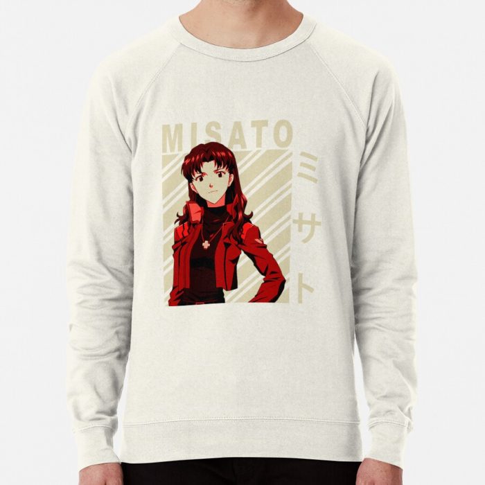 ssrcolightweight sweatshirtmensoatmeal heatherfrontsquare productx1000 bgf8f8f8 7 - Evangelion Store